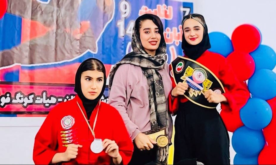 افتخارآفرینی بانوی ورزشکار جوانرودی در رقابت‌های کشوری کونگ فو